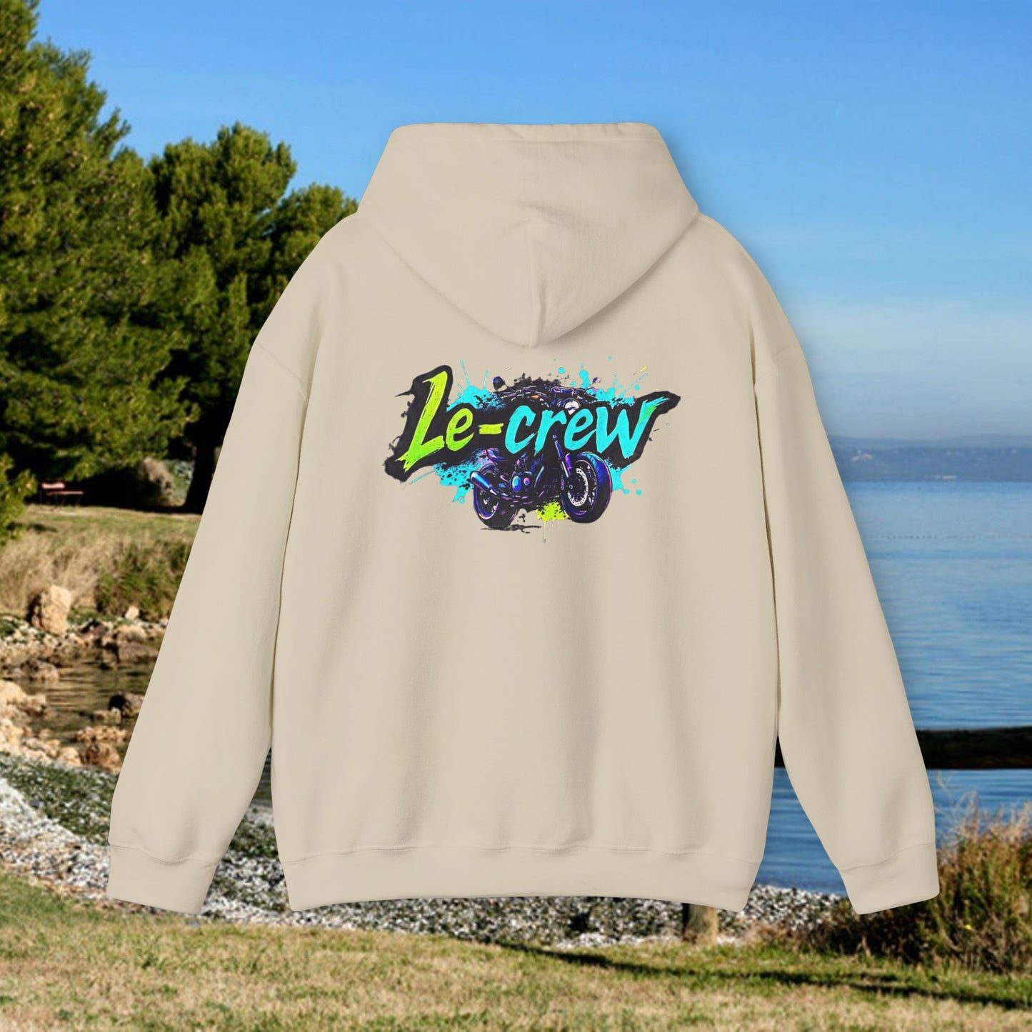 Hooded Sweatshirt - Moto Class Francais Design