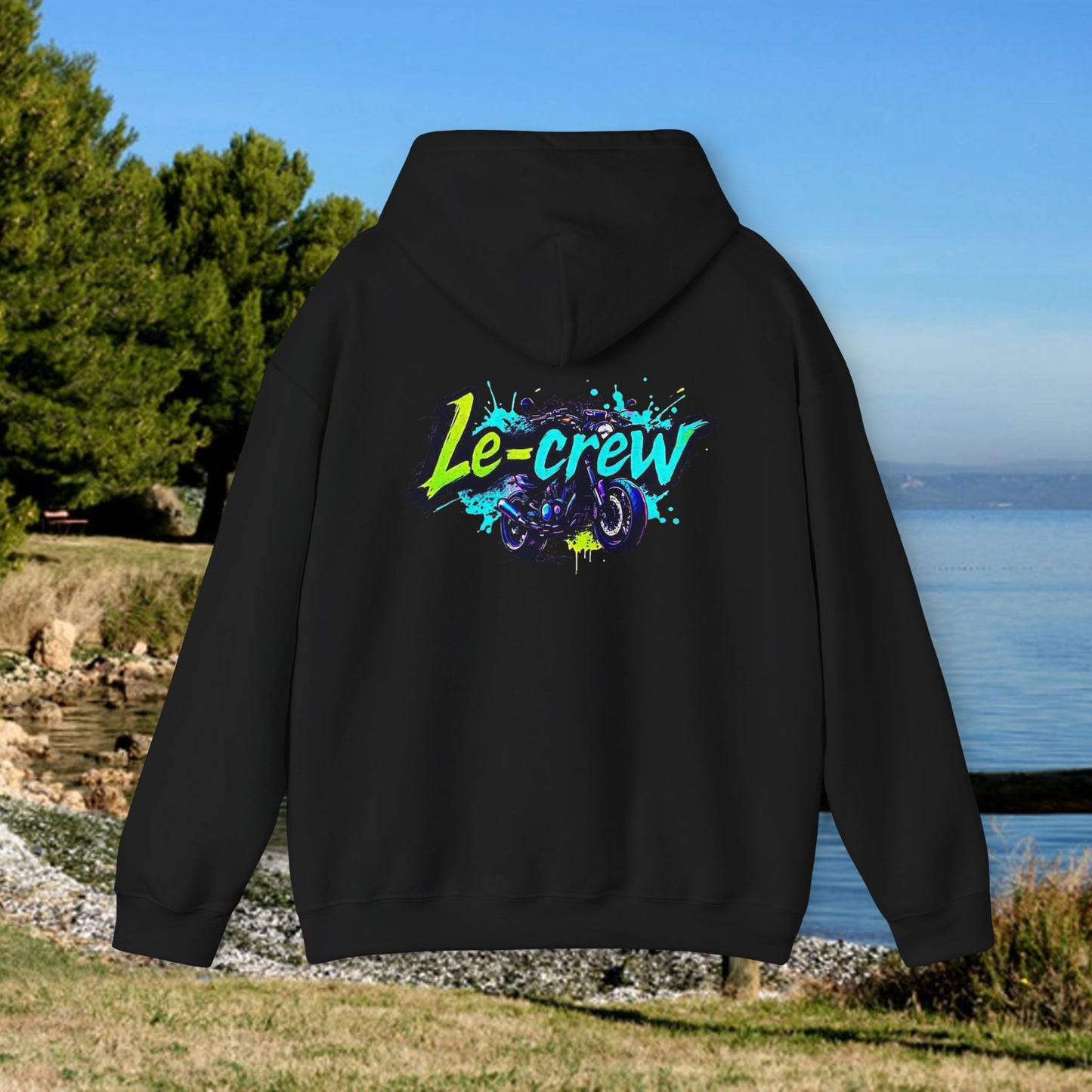 Hooded Sweatshirt - Moto Class Francais Design
