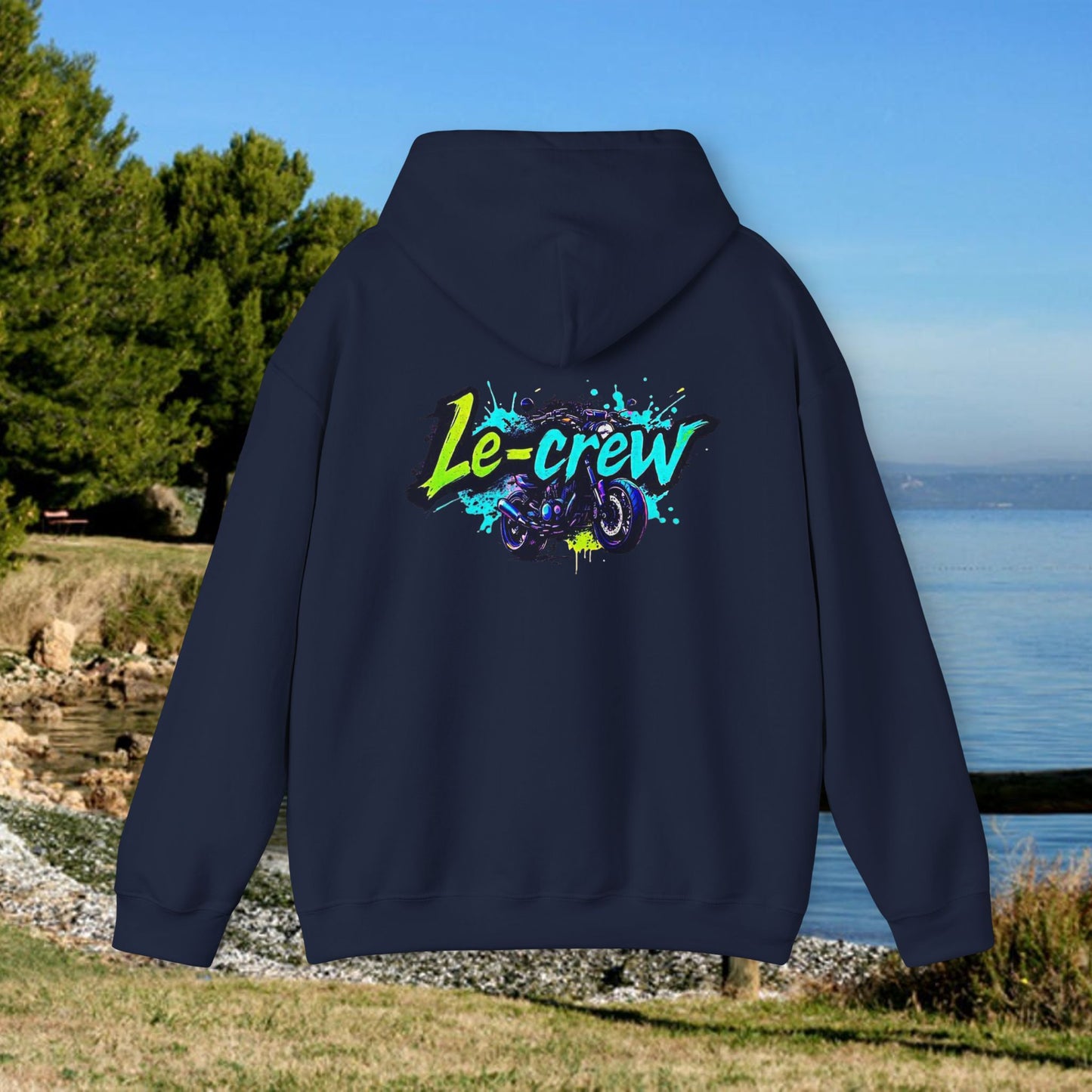 Hooded Sweatshirt - Moto Class Francais Design
