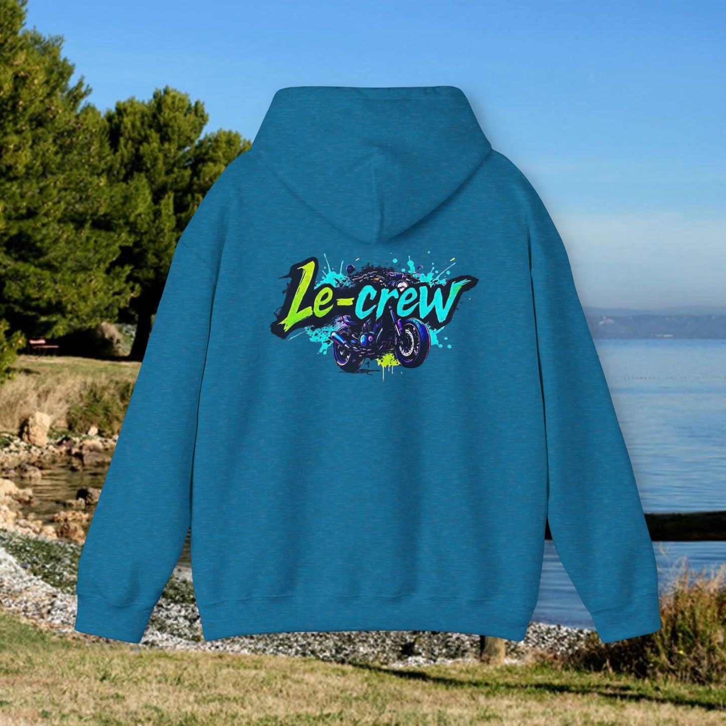Hooded Sweatshirt - Moto Class Francais Design