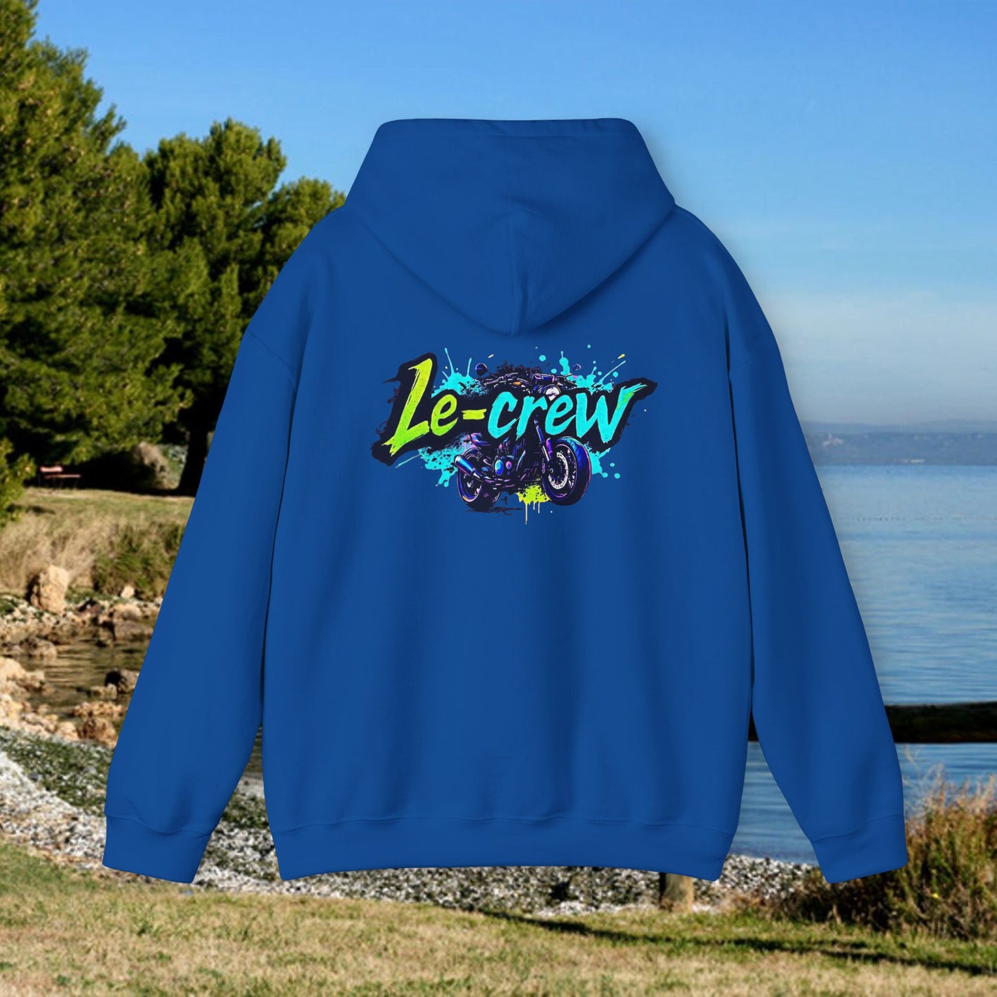 Hooded Sweatshirt - Moto Class Francais Design