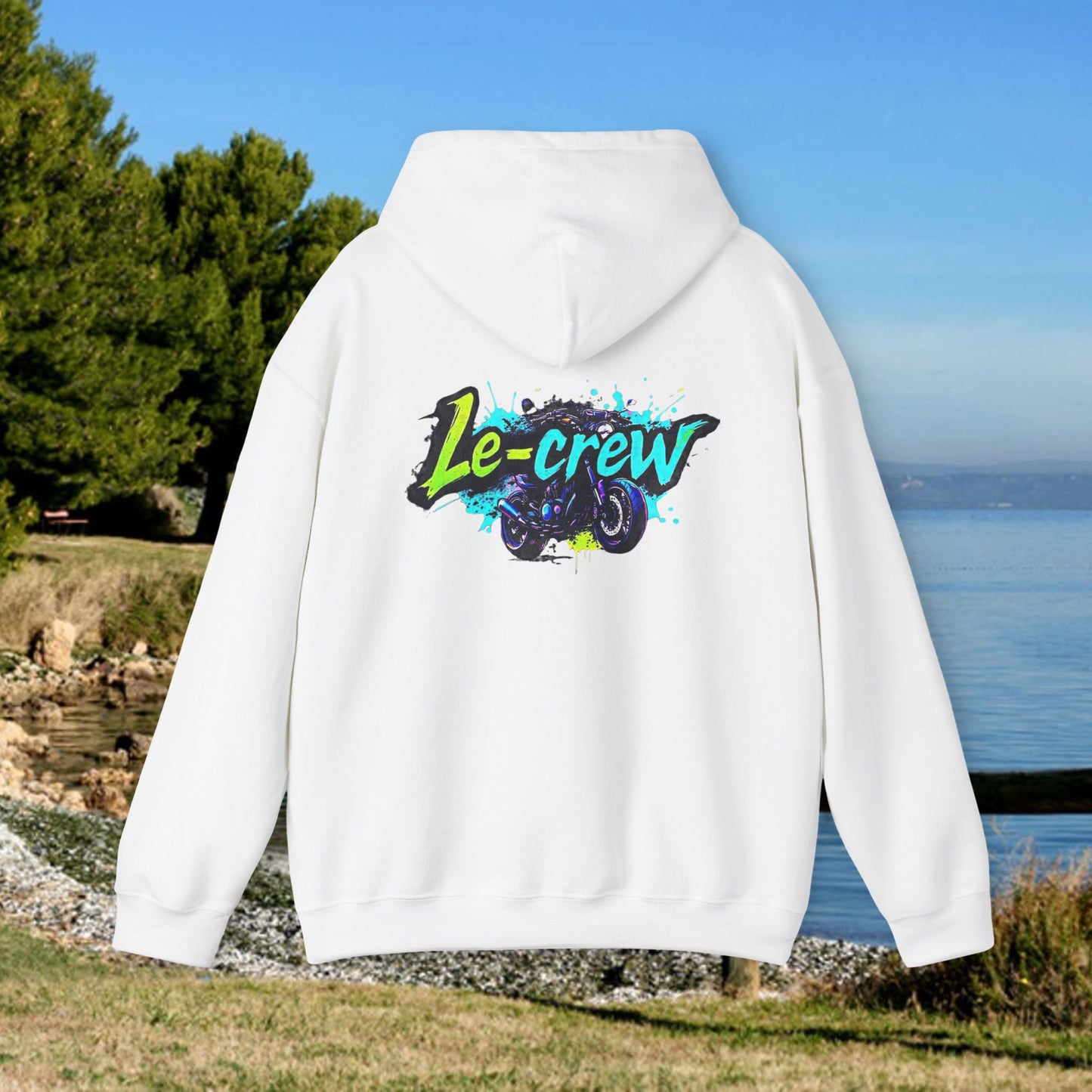 Hooded Sweatshirt - Moto Class Francais Design