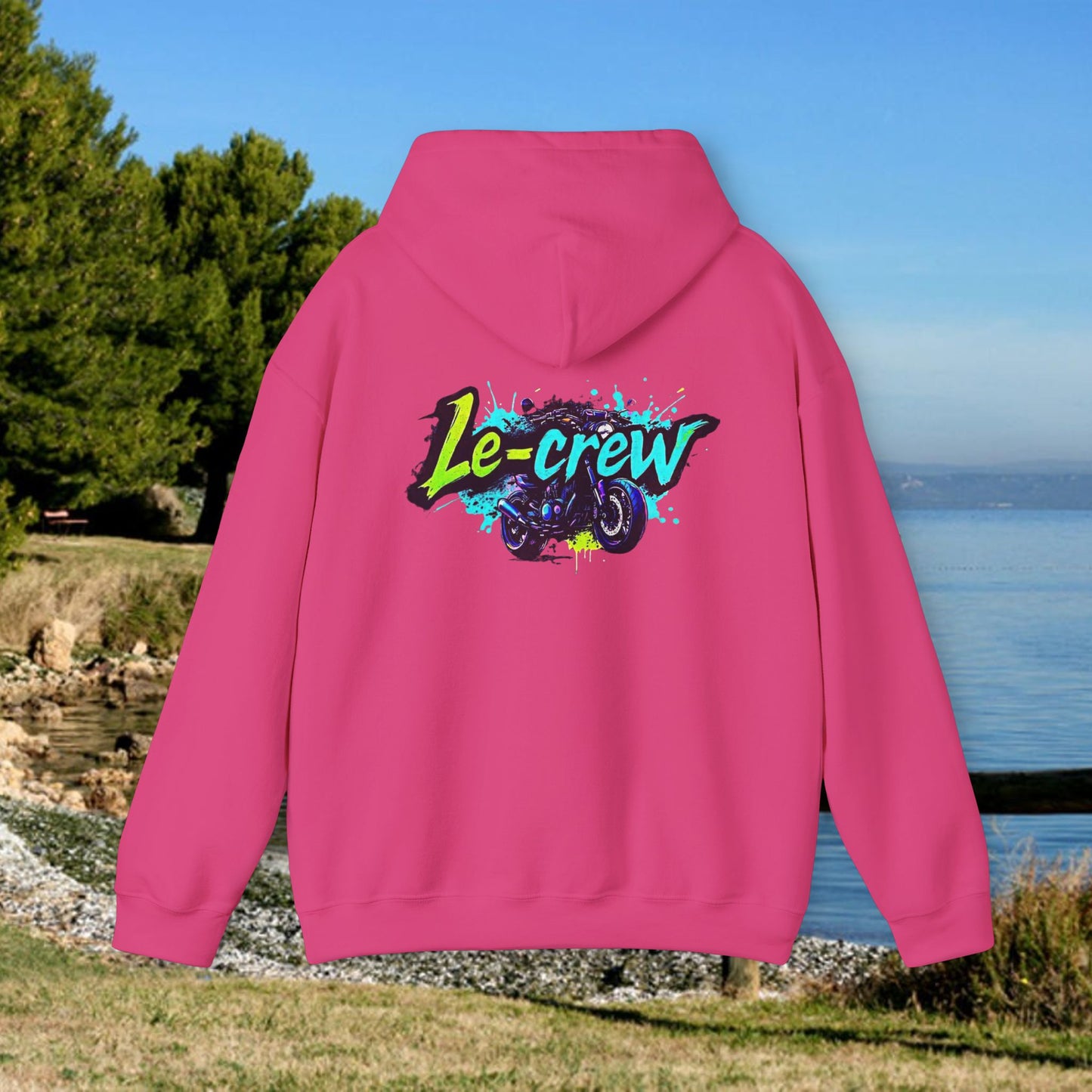 Hooded Sweatshirt - Moto Class Francais Design