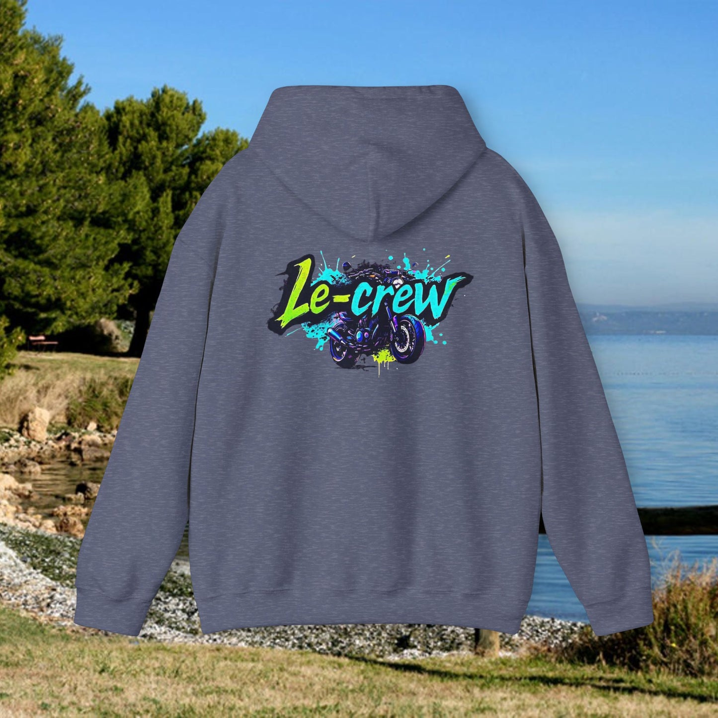 Hooded Sweatshirt - Moto Class Francais Design