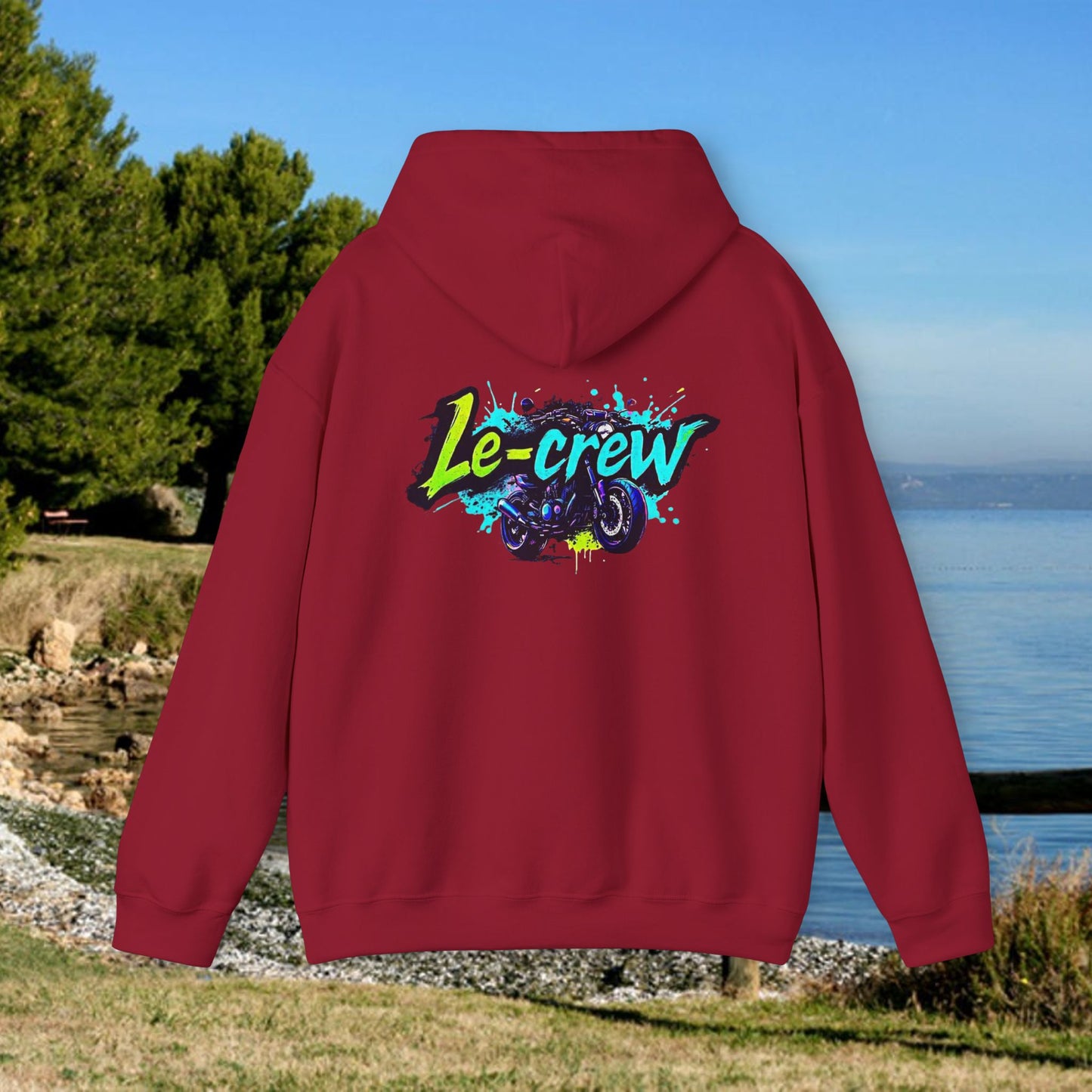 Hooded Sweatshirt - Moto Class Francais Design